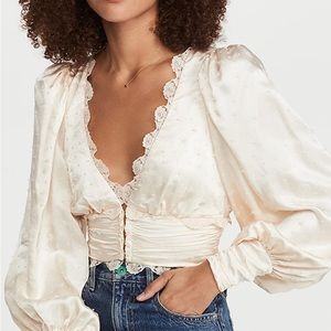 For love and lemons Natalie crop top